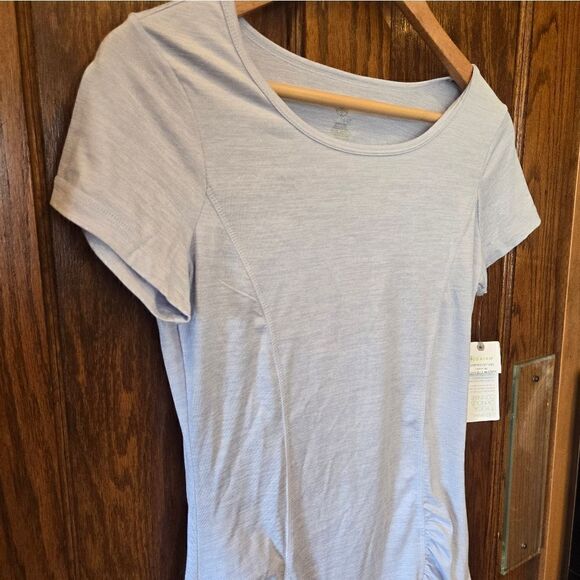 GAIAM Yoga Ruched Cut out Top XSMALL NWT - Picture 2 of 10